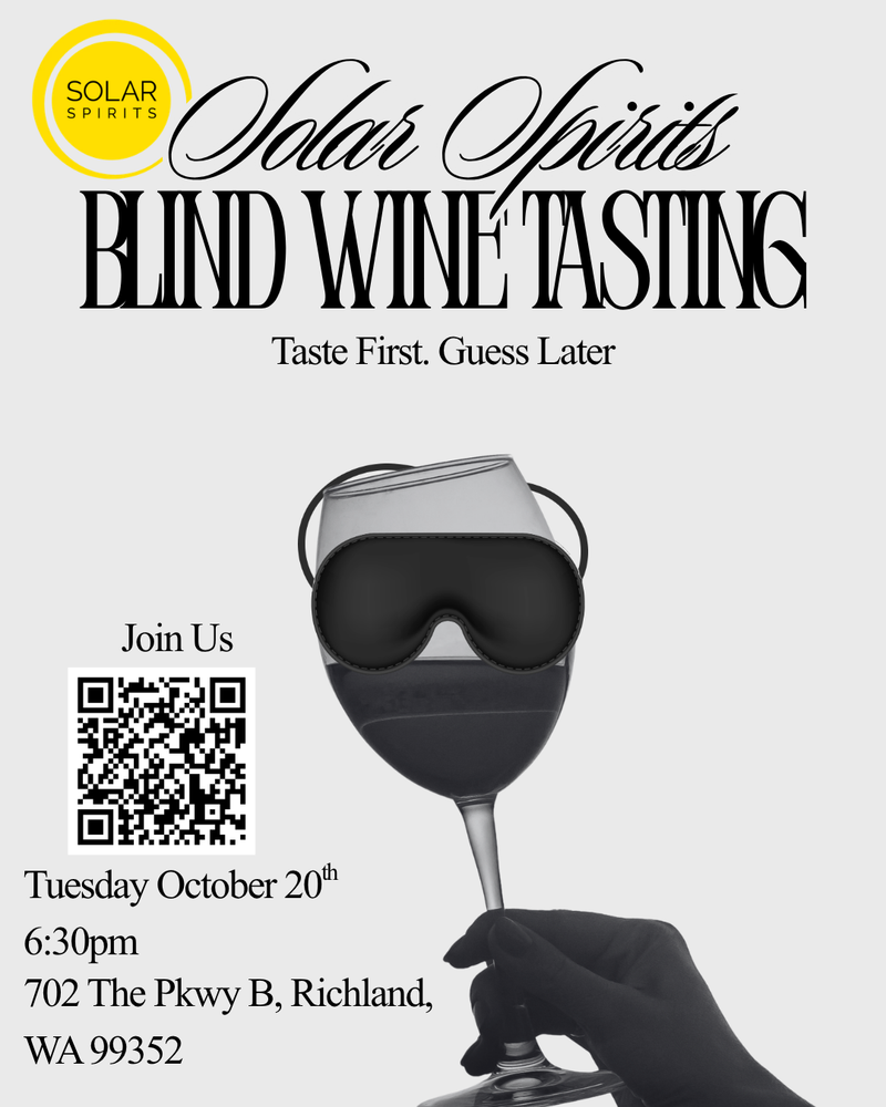Solar Sessions: Blindfolded Wine Tasting