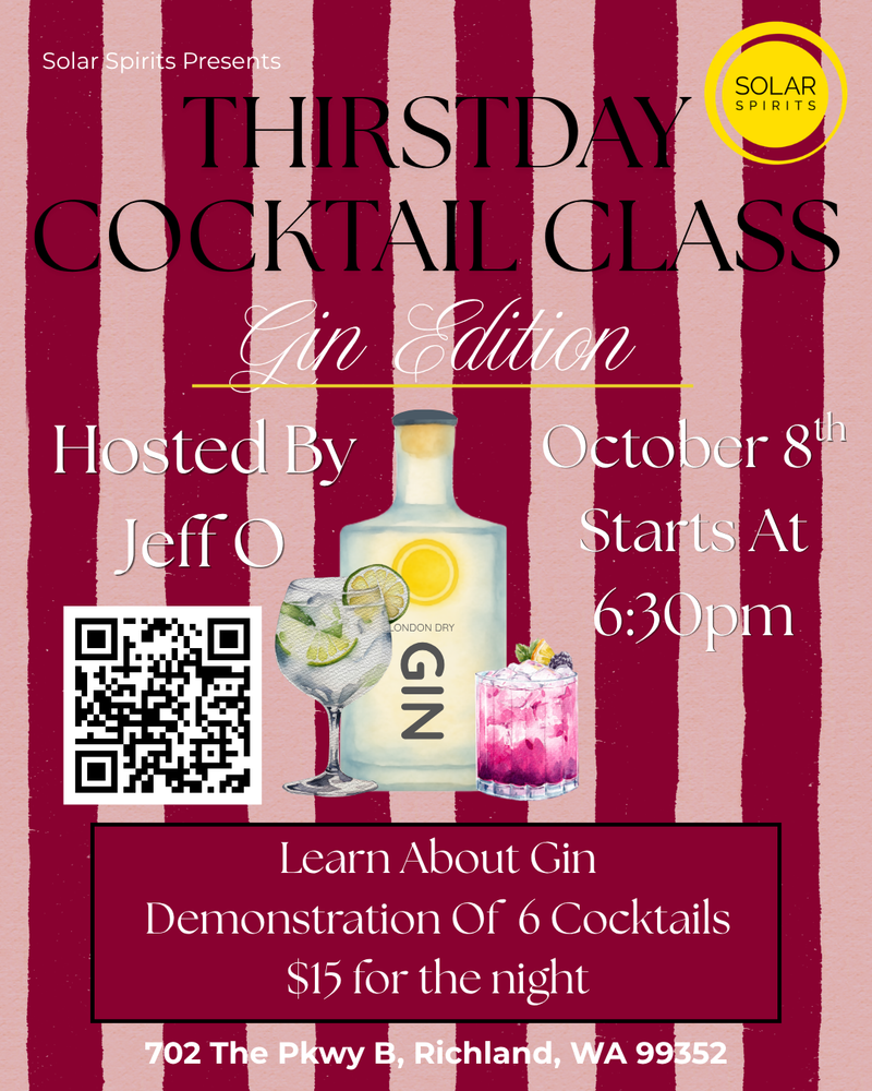 Thirstday Cocktail Class, Gin Edition!