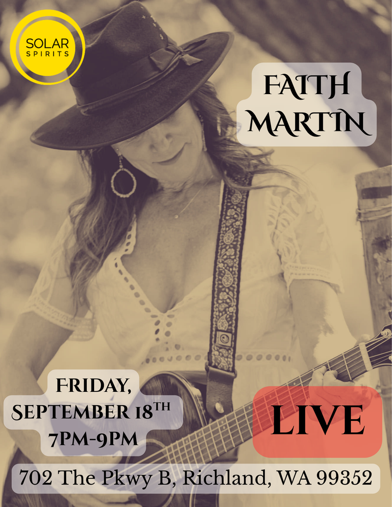 Faith Martin LIVE at Solar Spirits!