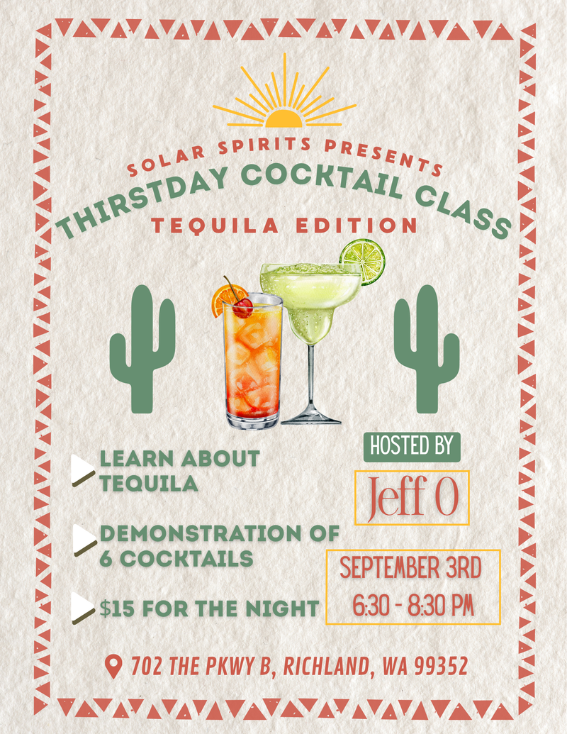 Cocktail Building Class at Solar Spirits!