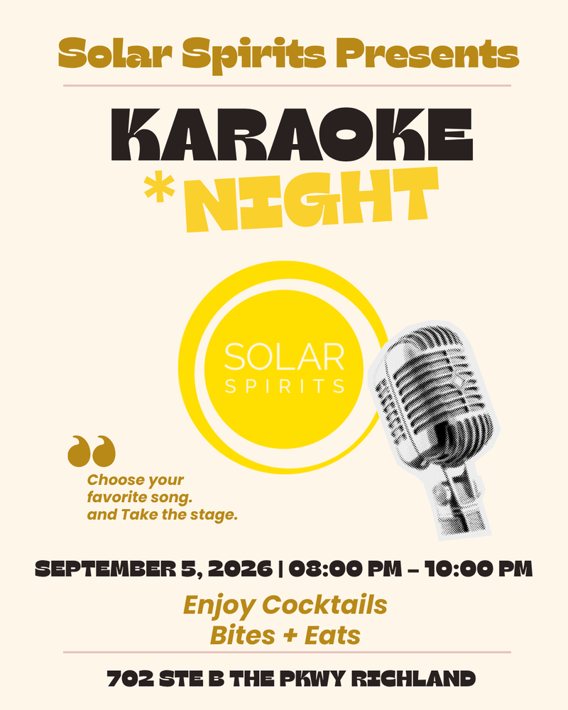 Karaoke Night at Solar Spirits!